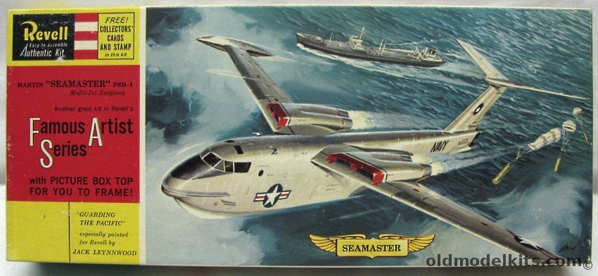 Revell 1/136 Martin P6M-1 Seamaster - 'Famous Artist' Issue - (P6M1), H176-98 plastic model kit